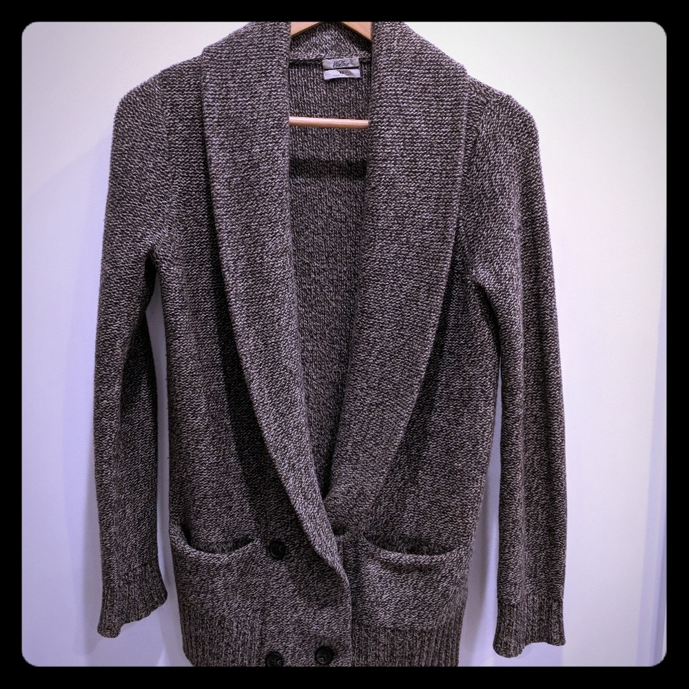 Brown Heather Madewell Sweater Jacket XS